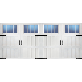 ReliaBilt 16-ft x 7-ft 900 Series Insulated Double Garage Door with Windows 123522