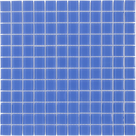 UPC 843336000272 product image for Elida Ceramica Indigo Blue Glass Mosaic Square Indoor/Outdoor Wall Tile (Common: | upcitemdb.com