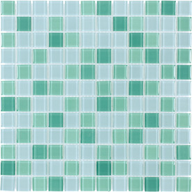 UPC 843336000319 product image for Elida Ceramica Jade Multicolor Glass Mosaic Square Indoor/Outdoor Wall Tile (Com | upcitemdb.com