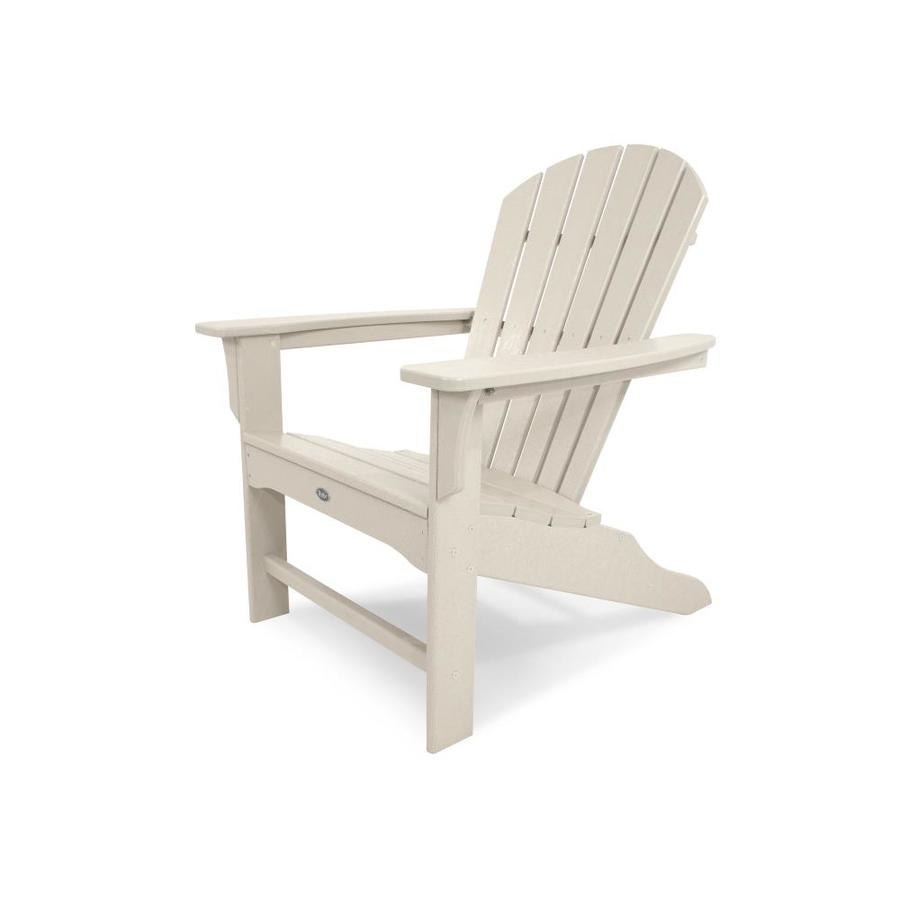 Trex Outdoor Furniture Cape Cod Sand Castle Plastic Adirondack Chair ...