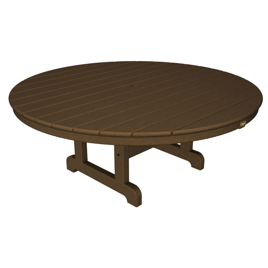 Furniture Cape Cod Plastic Round Patio Coffee Table at Lowes.com