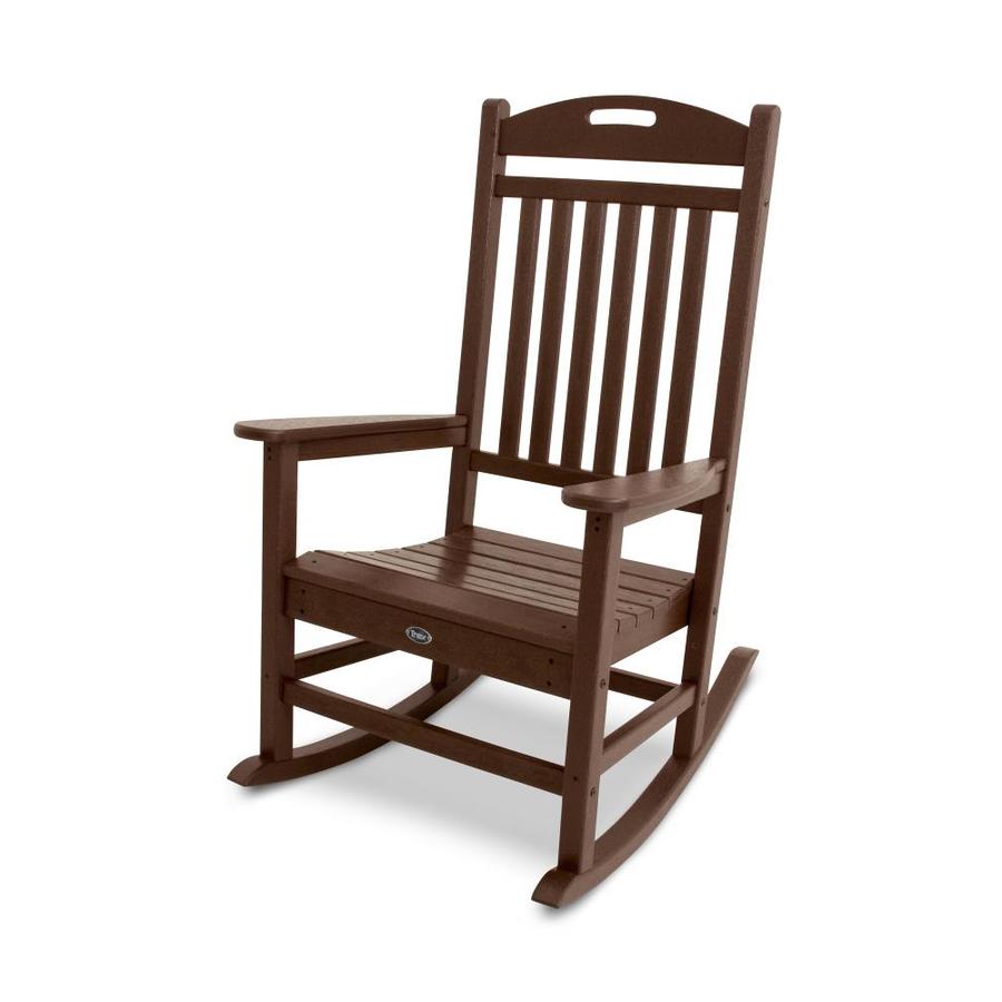  Vintage Lantern Plastic Slat Seat Outdoor Rocking Chair at Lowes.com