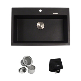 UPC 846639017534 product image for Kraus Single-Basin Drop-In or Undermount Granite Kitchen Sink | upcitemdb.com