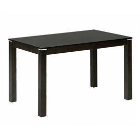 Baxton Studio Baxton Dark Brown Rectangular Dining Table at Lowes.com