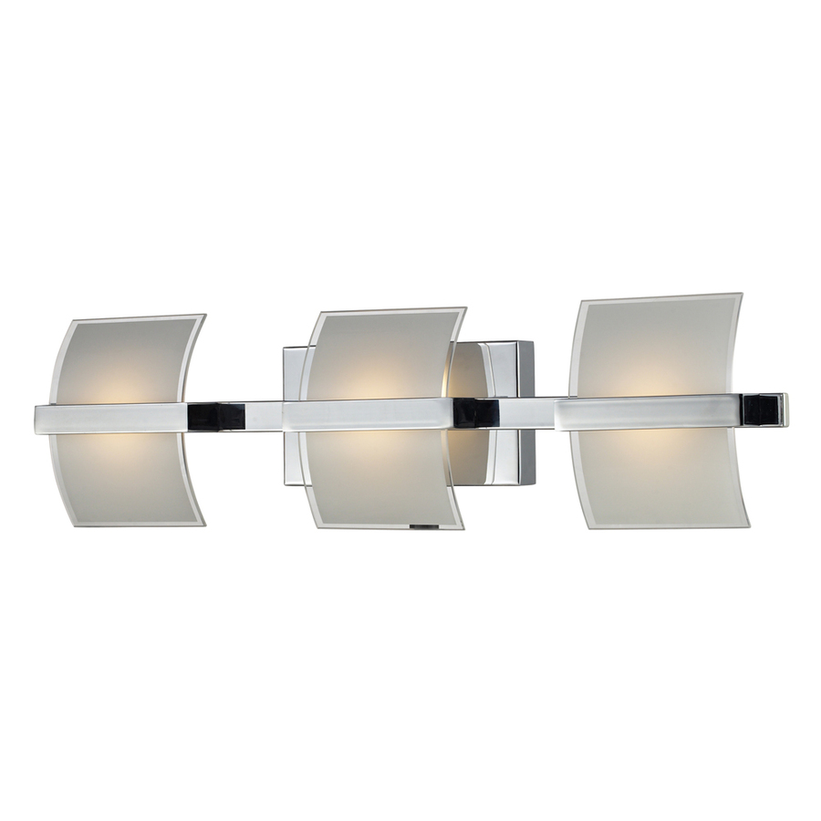 Shop Westmore Lighting 3Light Aprokko Polished Chrome LED 