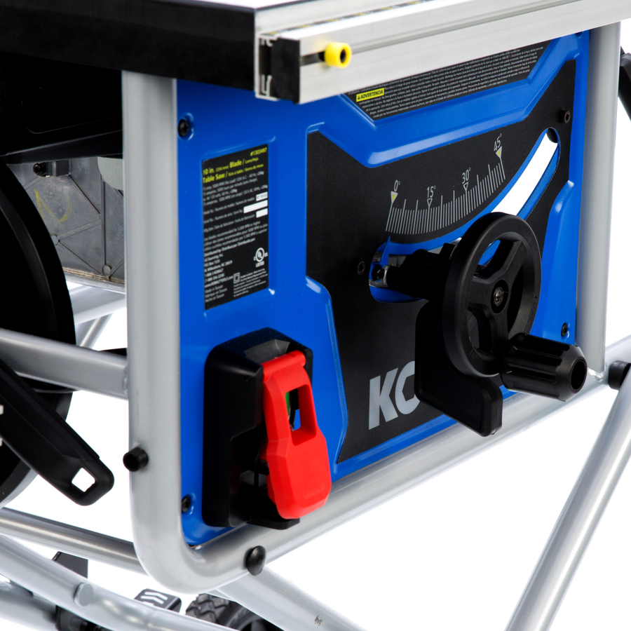 Featured image of post Kobalt 10 In Carbide Tipped Blade 15 Amp Portable Table Saw Kt10152 Telescoping supports on left and right sides