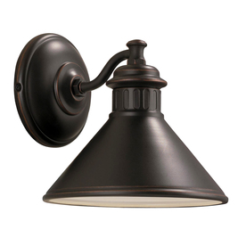 Portfolio Dovray 7.75-in H Oil-Rubbed Bronze Dark Sky Outdoor Wall Light