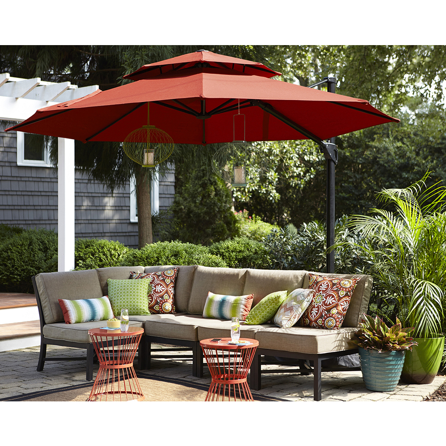 lowes patio umbrella with base