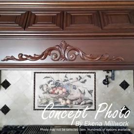 Alder 7 1//2W x 3 1//2H x 1//2D Ekena Millwork ONL07X03X01SPAL Onlay