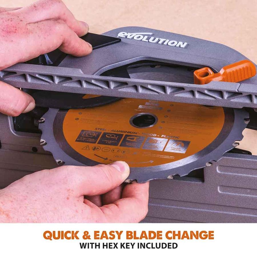 evolution cordless circular saw