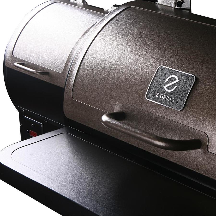 Z Grills Zpg 450a 452 Sq In Bronze Pellet Grill In The Pellet Grills Department At Lowes Com