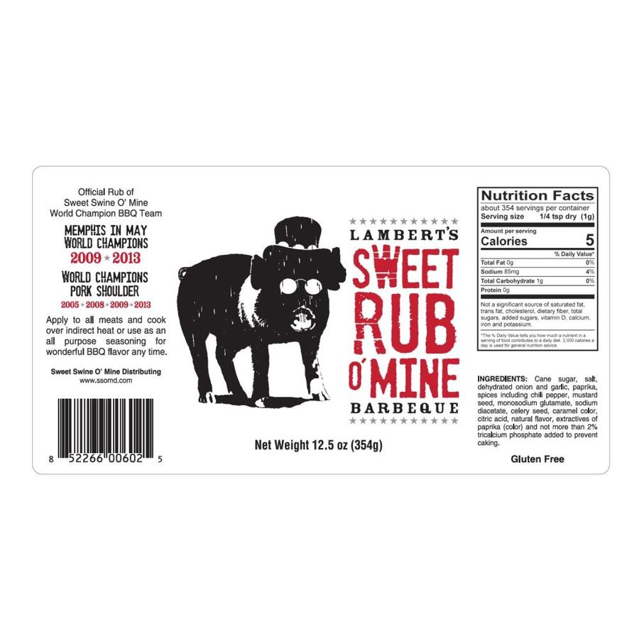 sweet rub o mine