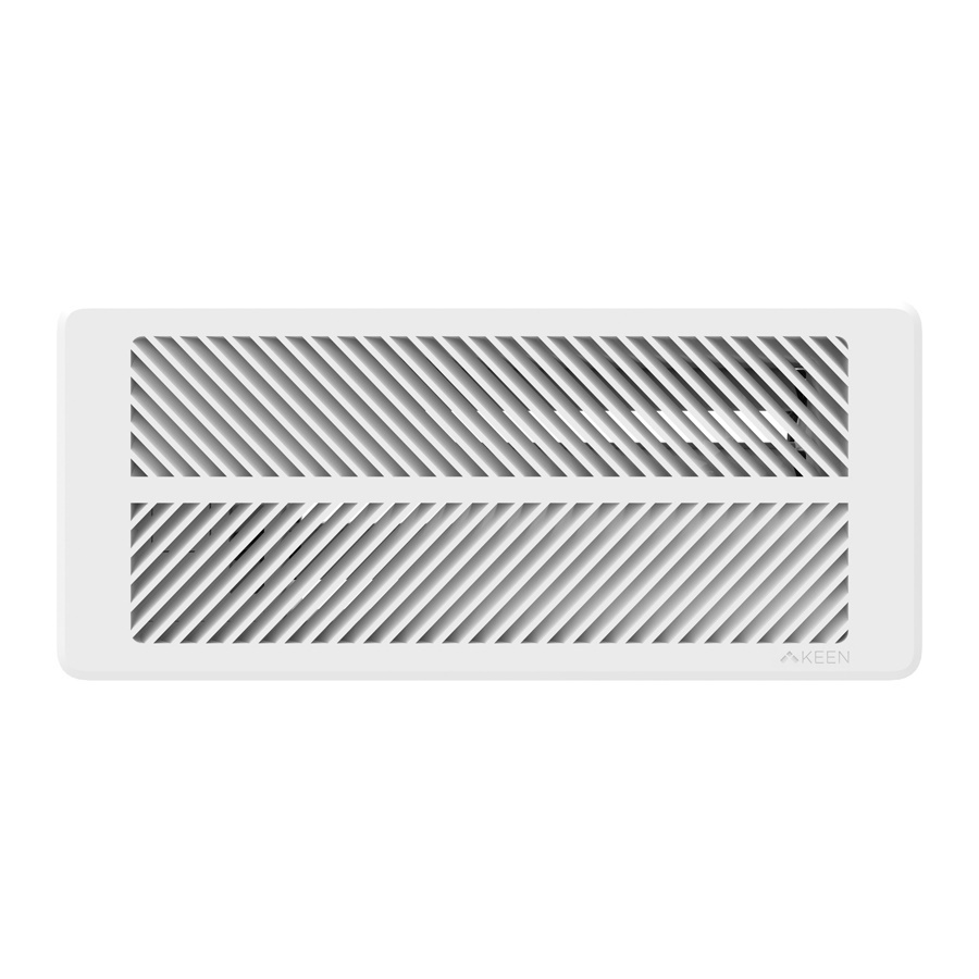 Keen Home Smart Vent Matte Abs Resin Sidewall Ceiling