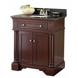 Bathroom Vanity Sinks on 22 In Auburn Undermount Single Sink Bathroom Vanity With Granite Top