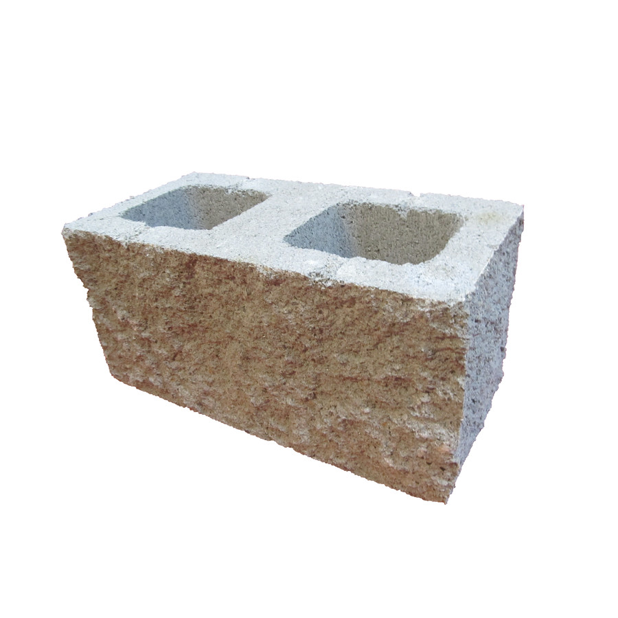 Shop Split Face Corner Concrete Blocks (Common: 8-in x 8-in x 16-in