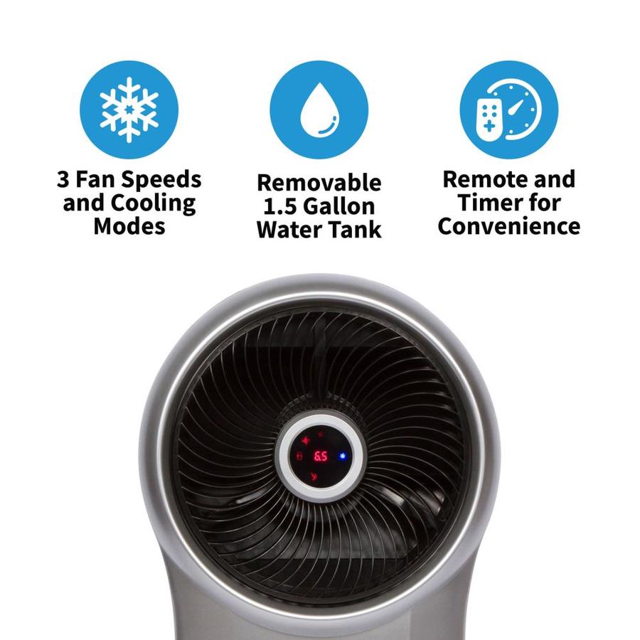 luma comfort 250 sq ft portable evaporative air cooler