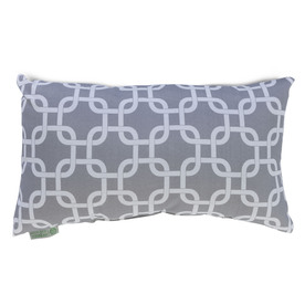 UPC 859072206649 product image for Majestic Home Goods Gray Links UV-Protected Rectangular Outdoor Decorative Pillo | upcitemdb.com