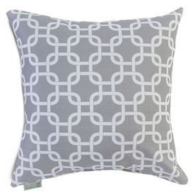 UPC 859072208643 product image for Majestic Home Goods Gray Links UV-Protected Square Outdoor Decorative Pillow | upcitemdb.com