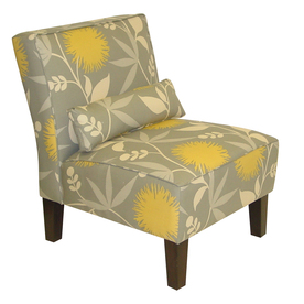 Skyline Furniture Clark Collection Dove Accent Chair 5705POLDOV