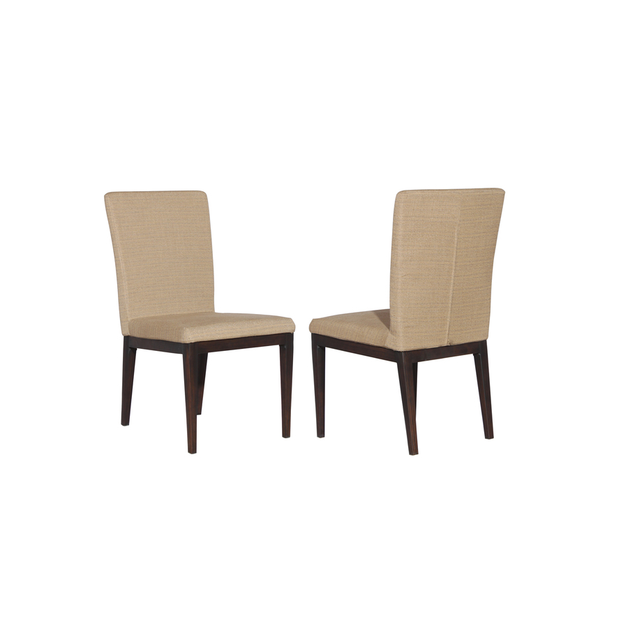 Shop allen + roth Set of 2 Dellinger Brown Cushioned Seat Aluminum