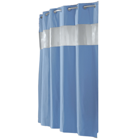 UPC 877003002931 product image for Hookless EVA/PEVA Blue Vision Solid Shower Curtain | upcitemdb.com