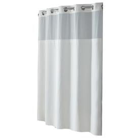 UPC 877003009688 product image for Hookless Polyester White Diamond Pique Solid Shower Curtain | upcitemdb.com