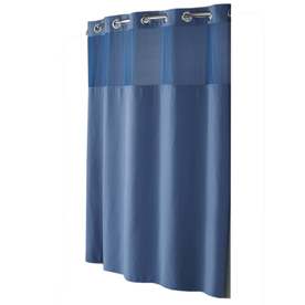 UPC 877003009718 product image for Hookless Polyester Moonlight Blue Diamond Pique Solid Shower Curtain | upcitemdb.com