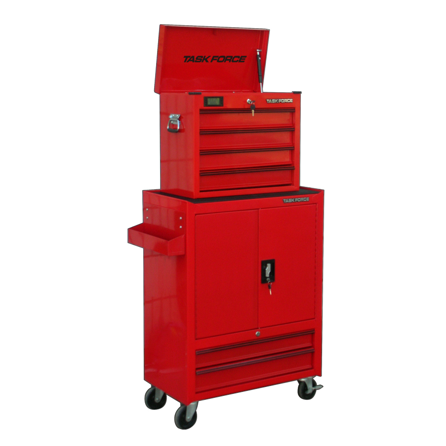  in x 28.6-in 6-Drawer Ball-Bearing Steel Tool Chest (Red) at Lowes.com