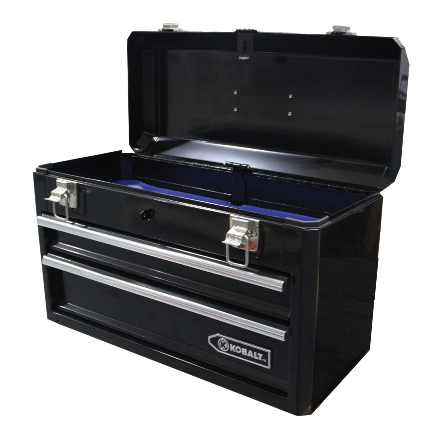 Shop Kobalt 20 6 In Lockable Black Steel Tool Box At