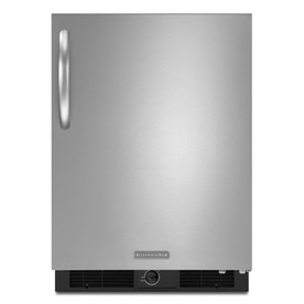 KitchenAid 5.7-cu ft Built-In Compact Refrigerator (Stainless Steel) ENERGY STAR KURS24RSSS