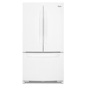 Whirlpool Gold 24.8-cu ft 3 French Door Refrigerator with Single Ice Maker (White) ENERGY STAR GX5FHTXVQ