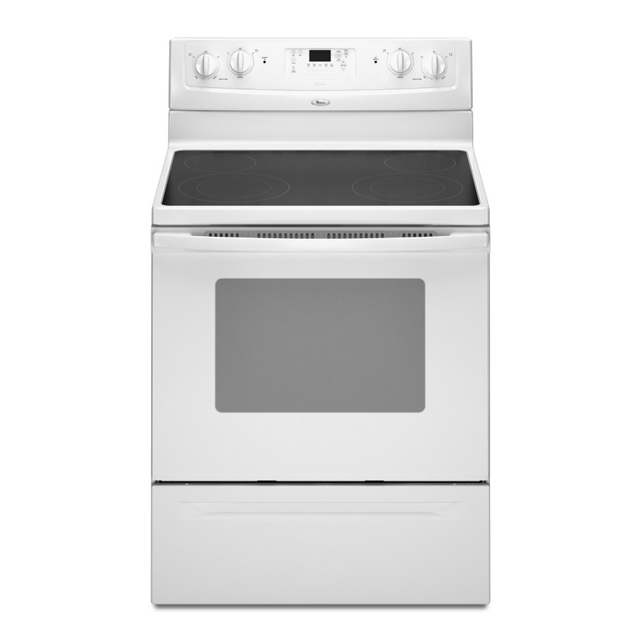 Whirlpool 30 Smooth Surface Freestanding Electric Range (Color White)