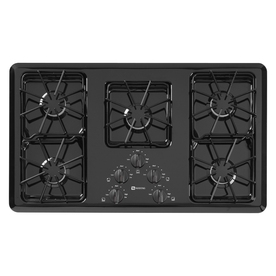 UPC 883049141893 product image for Maytag 5-Burner Gas Cooktop (Black) (Common: 36-in; Actual 36-in) | upcitemdb.com
