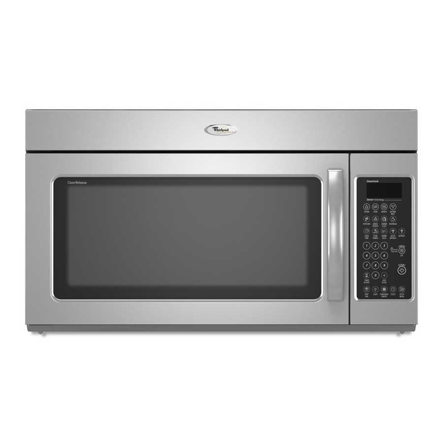 Shop Whirlpool 2 cu ft Over-the-Range Microwave (Stainless Steel) at Whirlpool Over The Range Microwave Stainless Steel