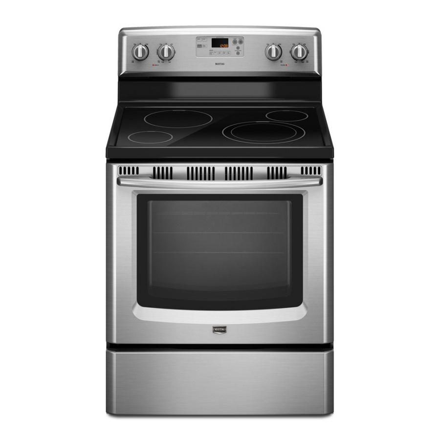 Shop Maytag® 30-Inch Freestanding Electric Range (Color: Stainless Stainless Steel Electric Stove Lowes