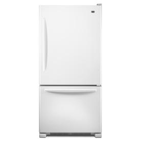 Maytag 21.9 cu ft Bottom Freezer Refrigerator (White) ENERGY STAR MBF2258XEW