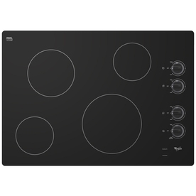 UPC 883049225425 product image for Whirlpool Smooth Surface Electric Cooktop (Black) (Common: 30-in; Actual: 30.812 | upcitemdb.com