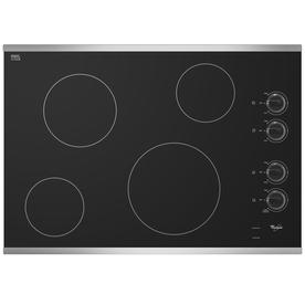 UPC 883049225449 product image for Whirlpool Smooth Surface Electric Cooktop (Stainless Steel) (Common: 30-in; Actu | upcitemdb.com