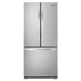 KitchenAid Architect II 19.6-cu ft 3 French Door Refrigerator with Single Ice Maker (Stainless Steel) ENERGY STAR KFFS20EYMS