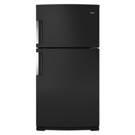 Whirlpool 21.2 cu ft Top-Freezer Refrigerator (Black) ENERGY STAR WRT771RWYB