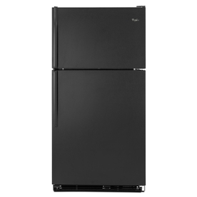 Whirlpool 18.5 cu ft Top-Freezer Refrigerator (Black) WRT108TFYB