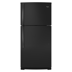 Whirlpool 19 cu ft Top-Freezer Refrigerator (Black) ENERGY STAR WRT359SFYB
