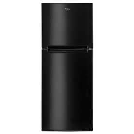 Whirlpool 10.7 cu ft Top-Freezer Refrigerator (Black) WRT111SFAB