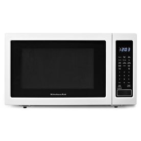 KitchenAid 1.6 cu ft 1200-Watt Countertop Microwave (White) KCMS1655BWH