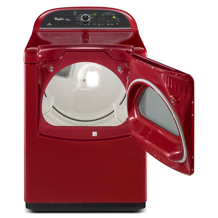 whirlpool cabrio dryer red