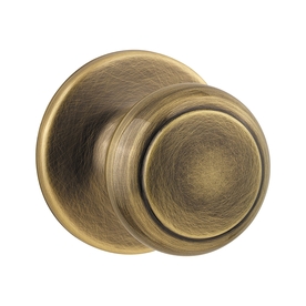 Shop Kwikset Cove Antique Brass Residential Dummy Door Knob at Lowes.