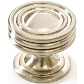 allen + roth 1.25-in Satin Nickel Round Cabinet Knob