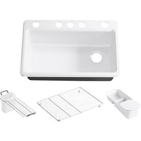 UPC 885612094865 product image for KOHLER Riverby Single-Basin Undermount Cast Iron Kitchen Sink | upcitemdb.com