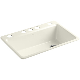 UPC 885612094926 product image for KOHLER Riverby Single-Basin Undermount Cast Iron Kitchen Sink | upcitemdb.com