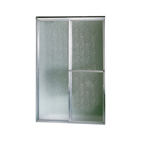 UPC 885612097767 product image for Sterling 41.1875-in to 46.1875-in W x 65.9375-in H Silver Sliding Shower Door | upcitemdb.com